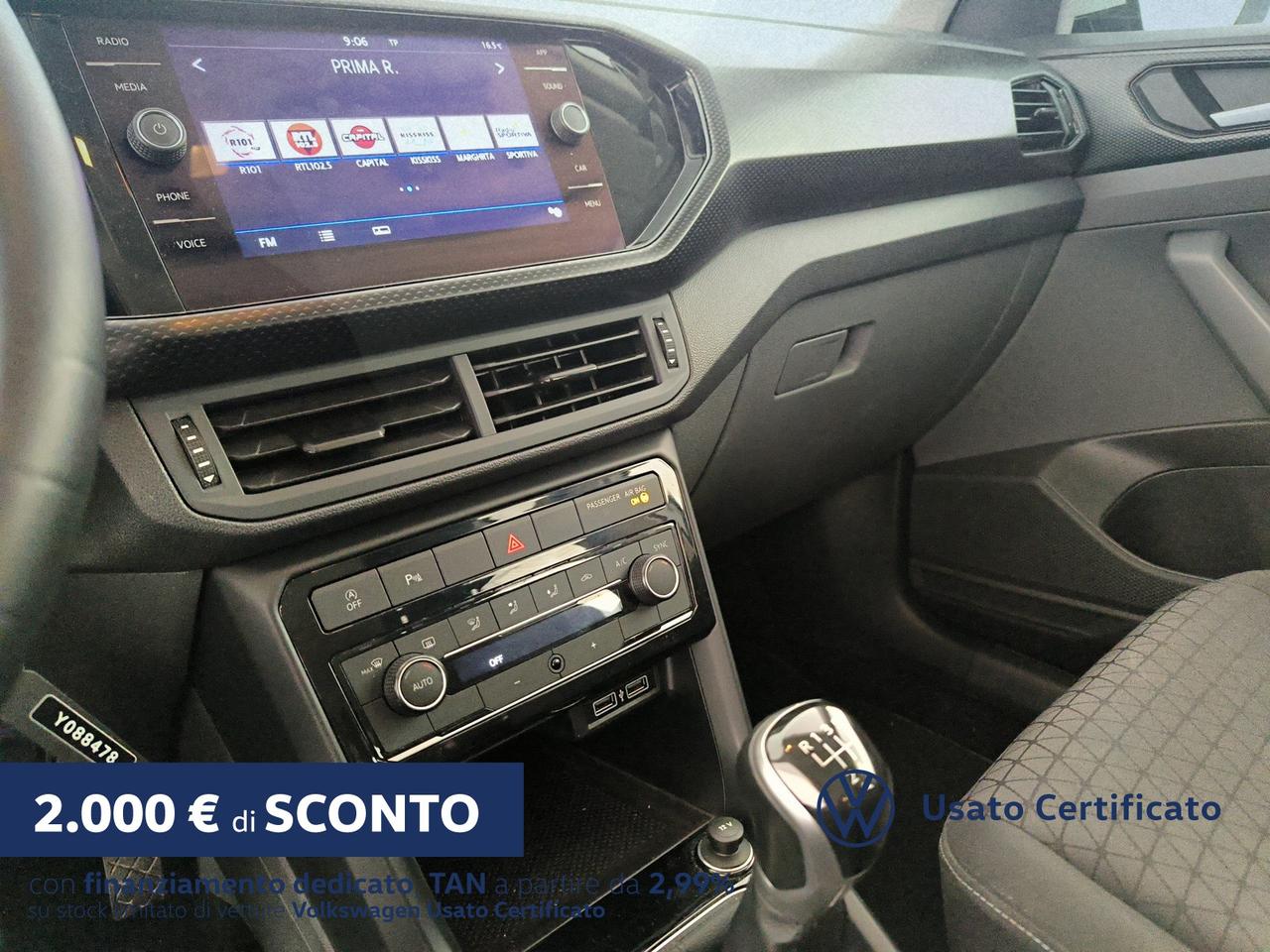 Volkswagen T-Cross 1.6 tdi style 95cv