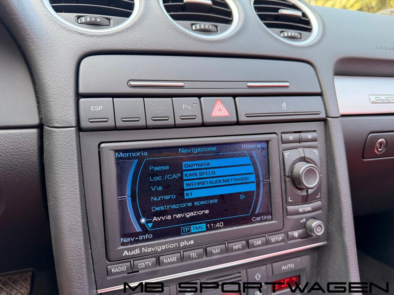 AUDI S4 4,2 V8 CABRIOLET - MANUALE - ASI - GARANZIA
