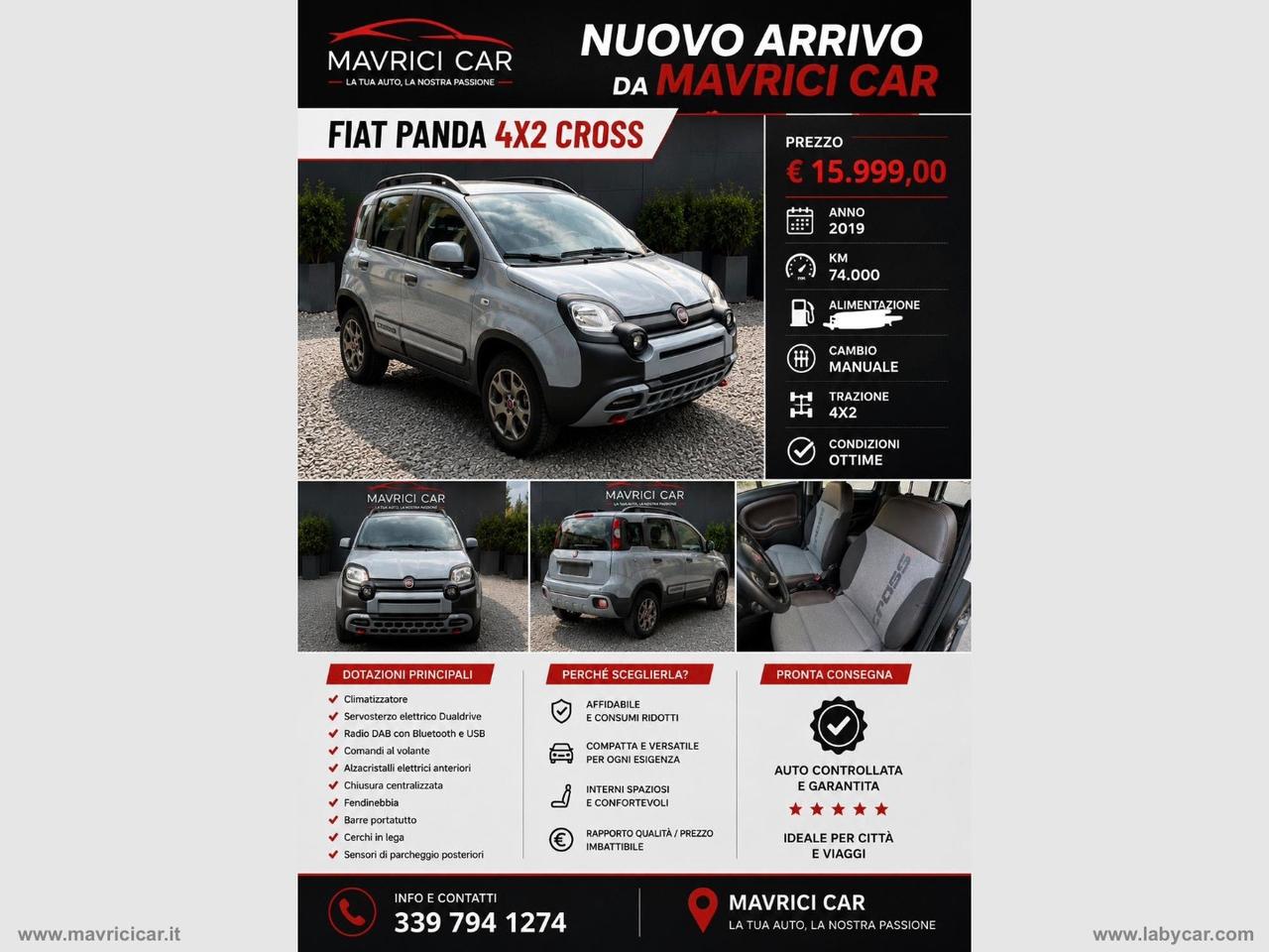 FIAT Panda 1.3 MJT 95 CV S&S City Cross