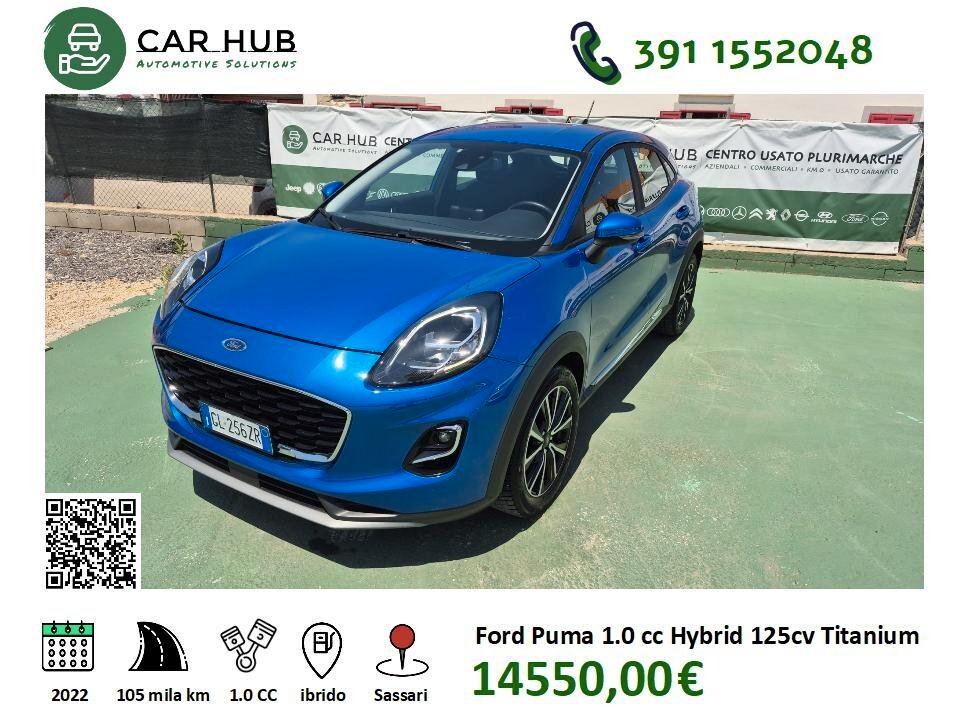 Ford Puma 1.0 EcoBoost Hybrid 125 CV S&S Titanium X