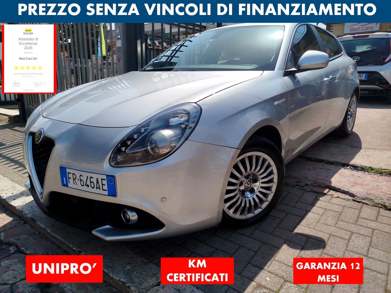 ALFA ROMEO Giulietta 1.6MJT-120cv *PREZZO VERO* UNIPRO- POCHI KM