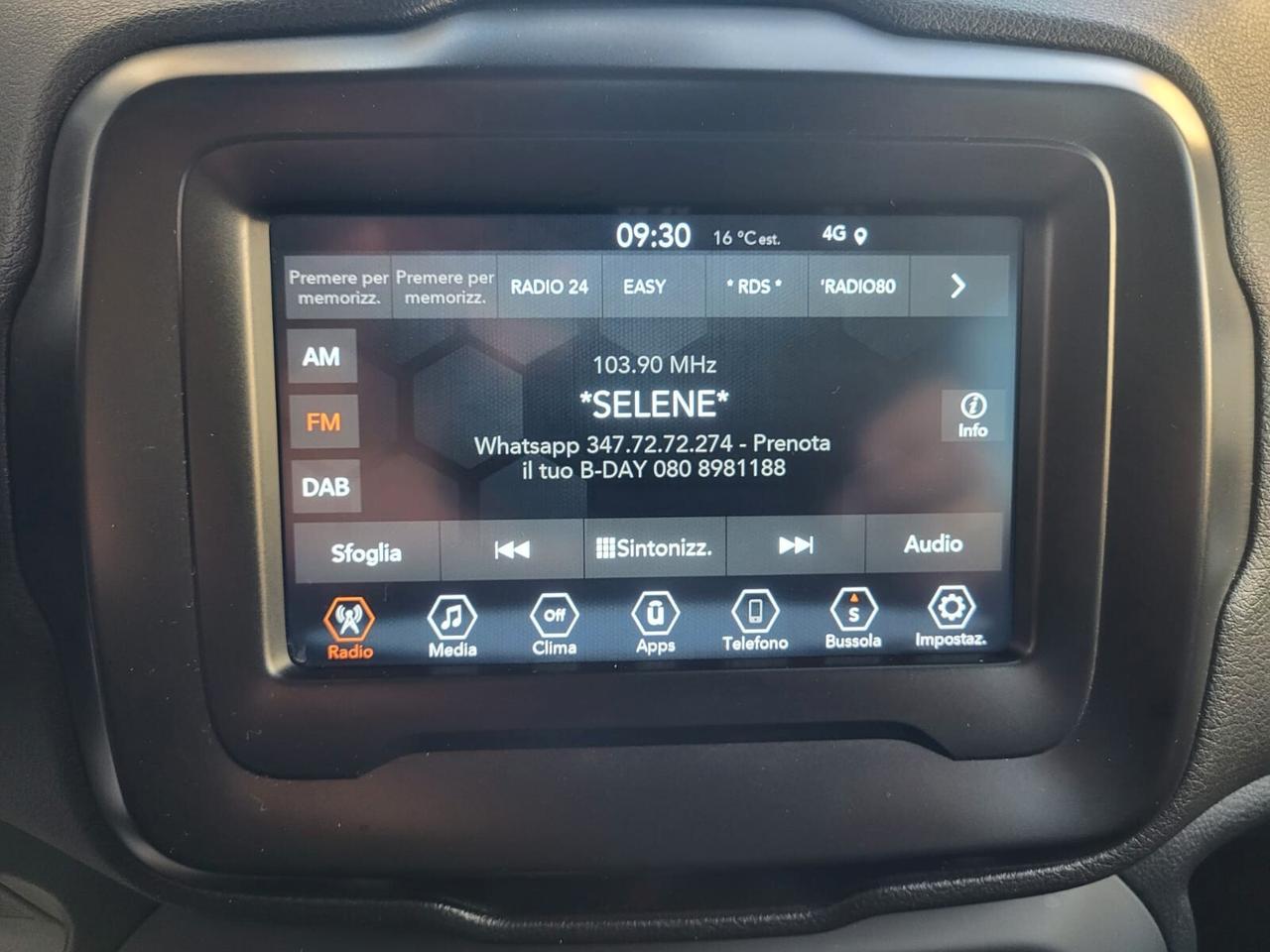 Jeep Renegade 1.6 Mjt 130 CV Limited +Full+Led+CarPlay+Cerchi Black...