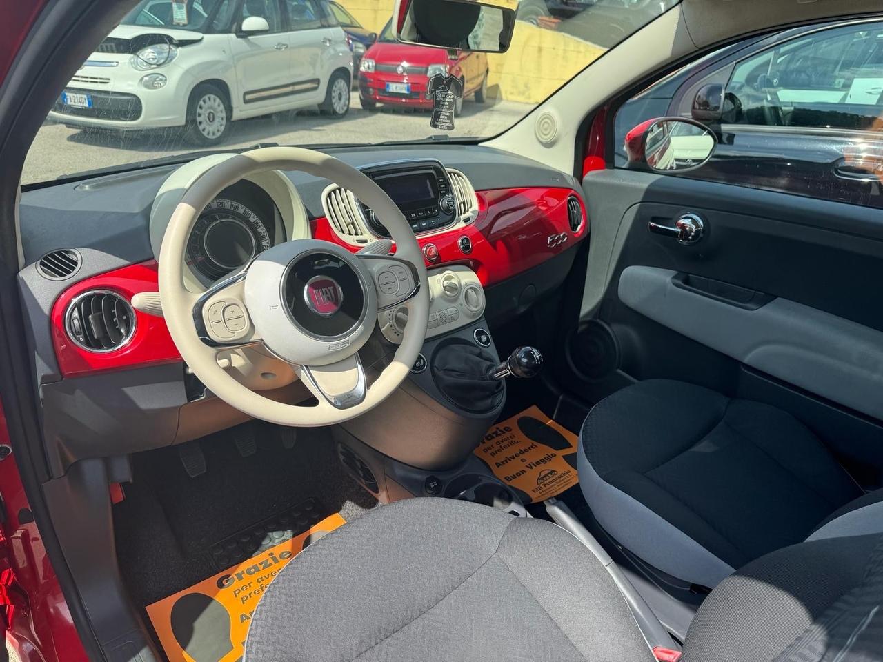 FIAT 500 1.2 BENZINA 69 (CV) 2017