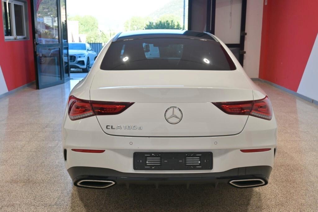 MERCEDES-BENZ CLA 180D 116CV 6M. AMG LINE ( FARI LED - CRUISE - PELLE - NAVI PREMIUM - NIGHT PACK - PARK ASSIST - TELECAMERA POST. - CERCHI 18 )