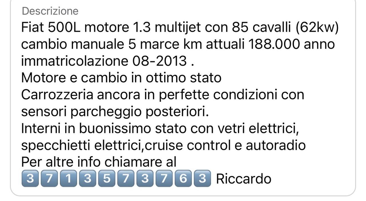 Fiat 500L 1.3 Multijet 85 CV Lounge