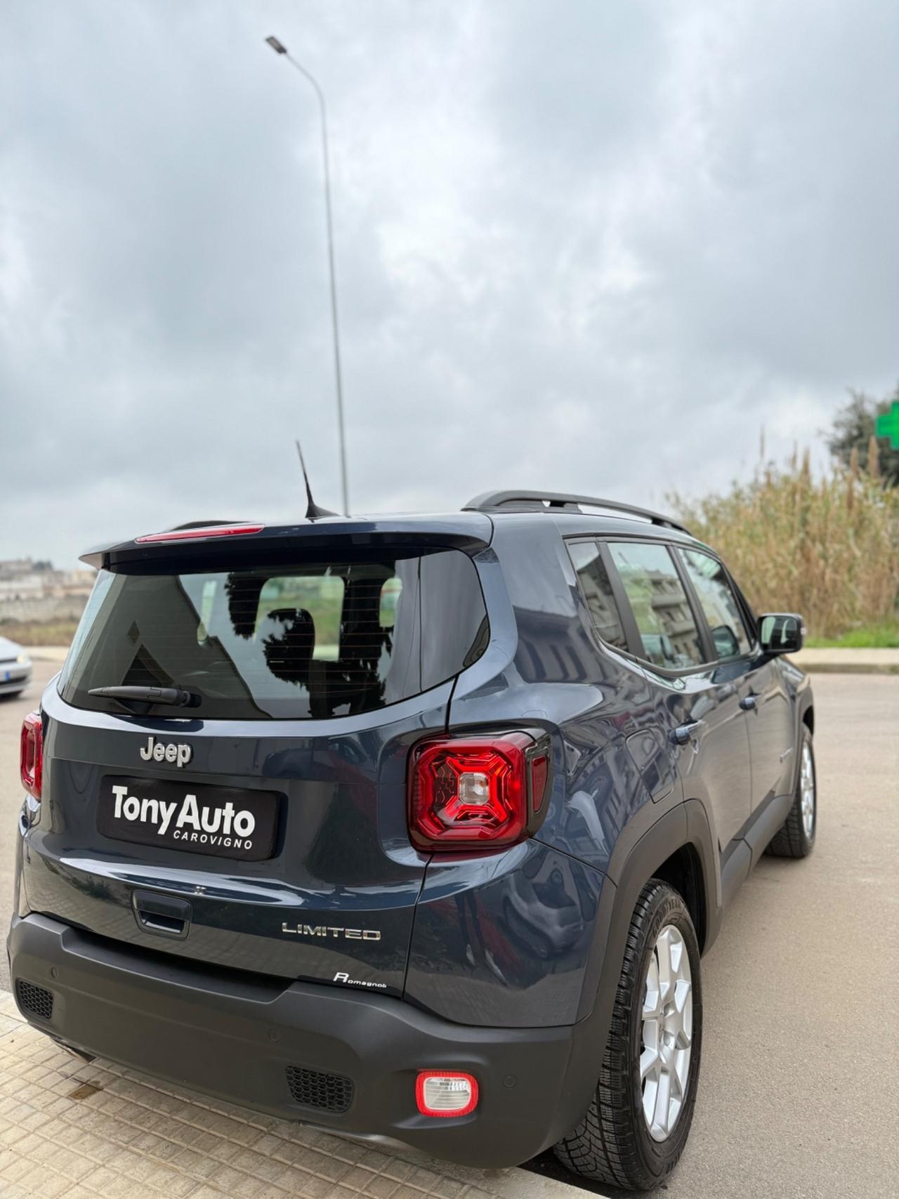 Jeep Renegade 1.6 mjt Limited 130cv FULL LED,NAVI,APP CONNECT,AZIENDALE JEEP ITALIA CON GARANZIA 1 ANNO