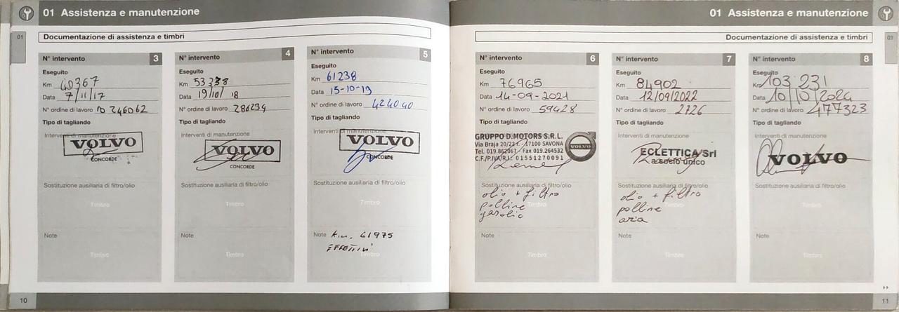 Volvo V40 D2 1.6 Kinetic KM CERTIFICATI VOLVO