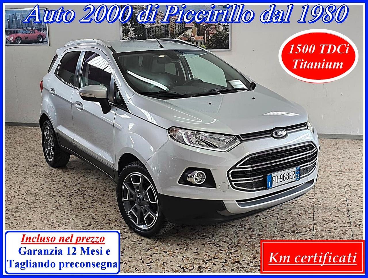 Ford EcoSport 1.5 TDCi Titanium Garanzia 12 mesi