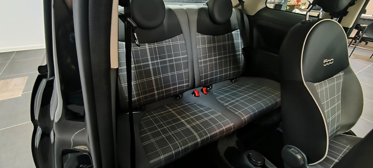 Fiat 500 1.2 lounge unipro km34mila ok neopatentati