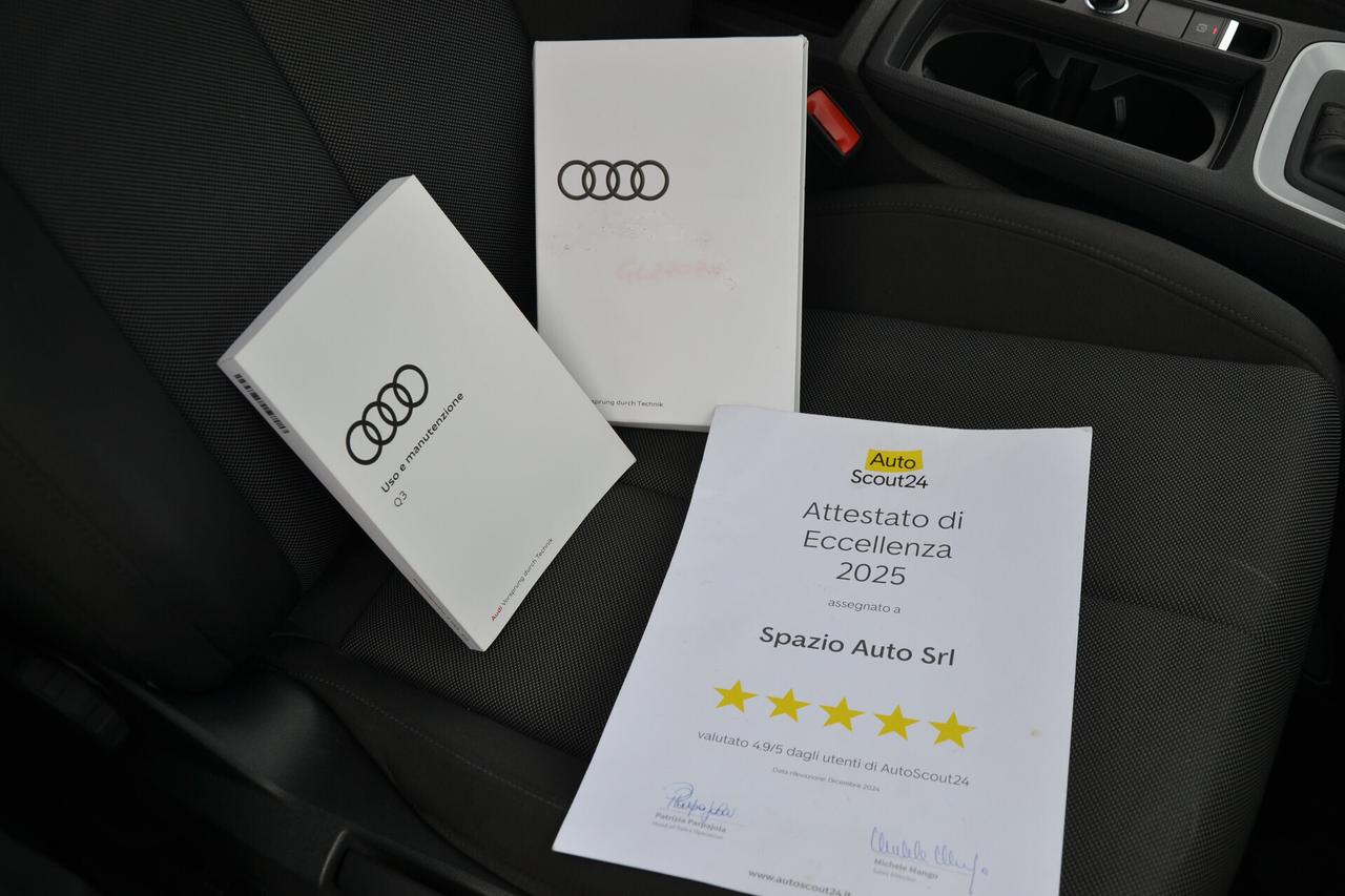 Audi Q3 45 1.4 TFSI 245CV PLUG-IN SPORTBACK **PREZZO VERO