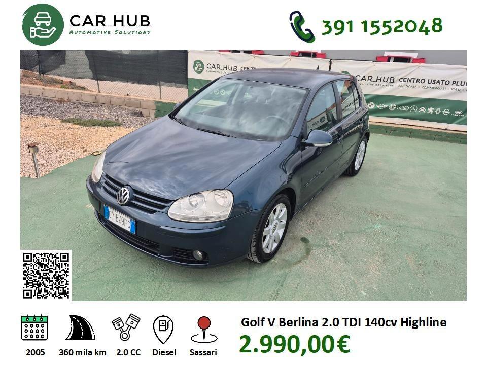 Volkswagen Golf 2.0 16V TDI 5p. Comfortline 140cv