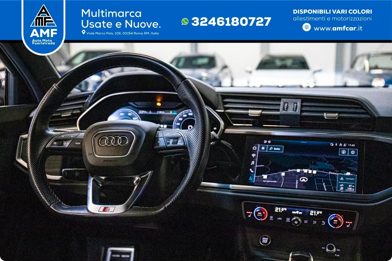 Audi Q3 Sportback 45 TFSIe S-Line Fari Matrix