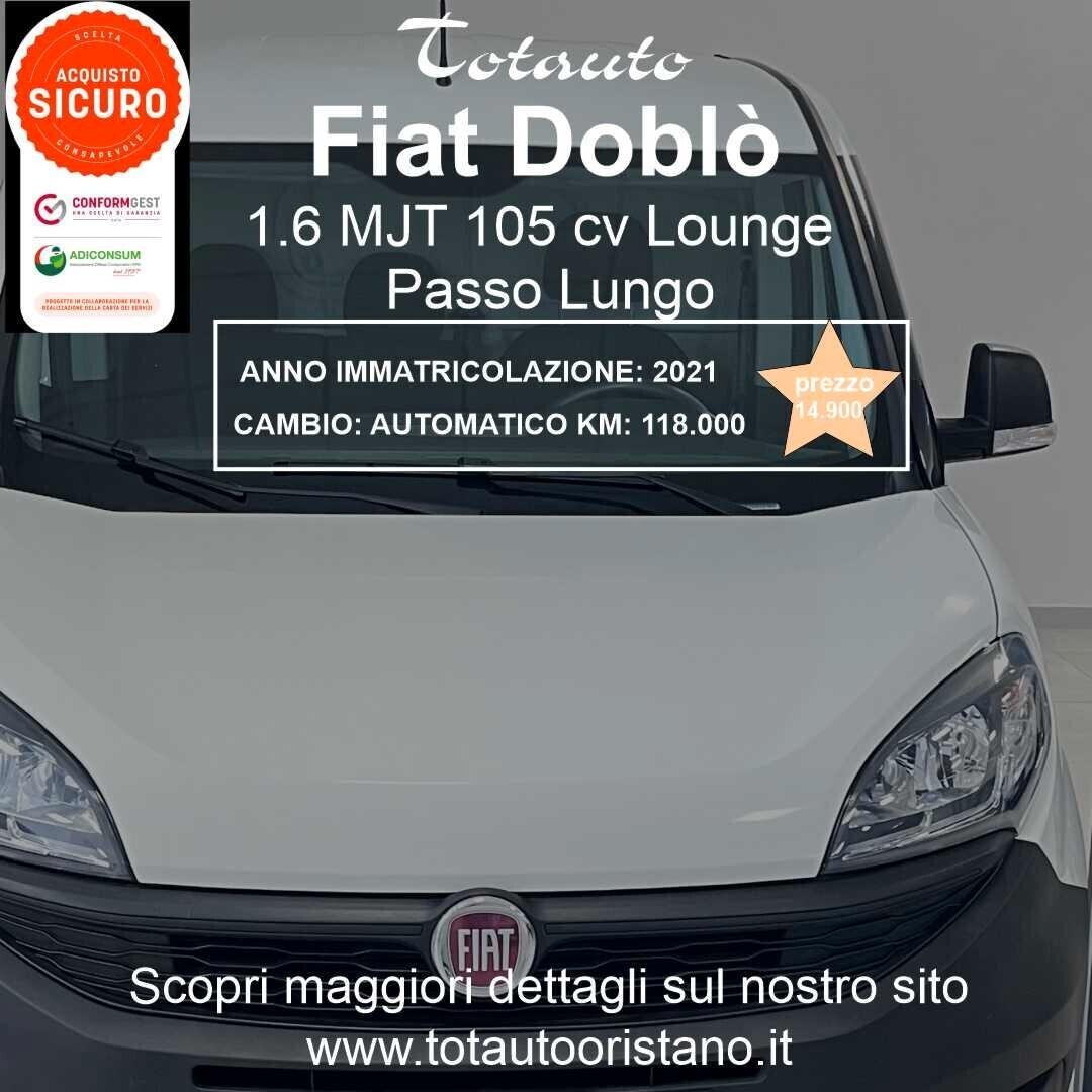 FIAT Doblo Doblò 1.6 MJT 105CV S&S PC-TN Cargo Lounge