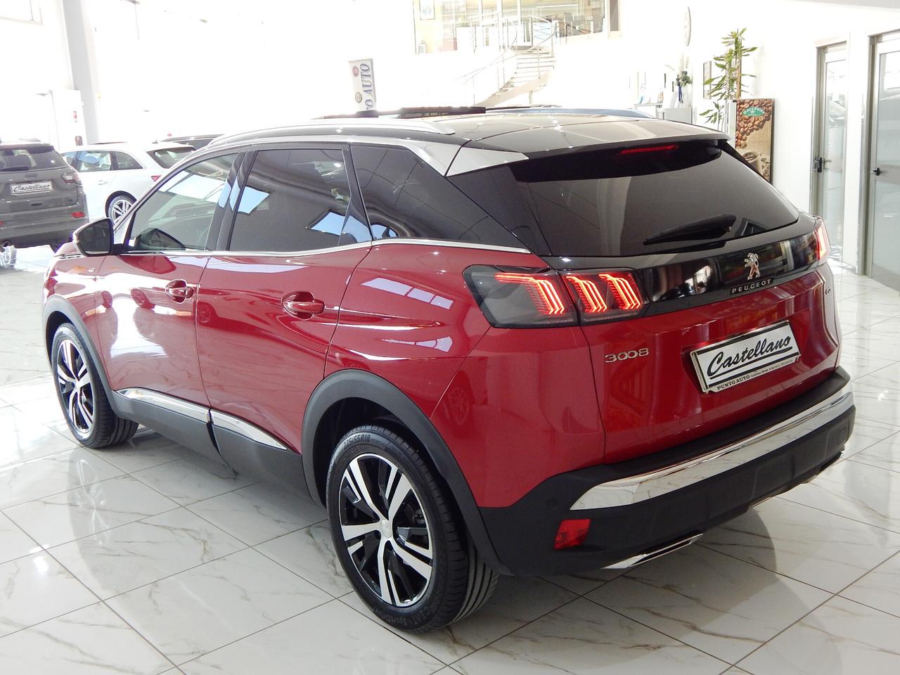 Peugeot 3008 1.5 bluehdi GT Pack EAT8 TETTO-NAVI-PELLE-LED-PARK