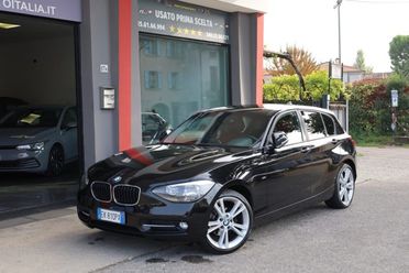 BMW 118 d 5p. Sport Automatica F20 Pelle ROSSA Cartier 18"