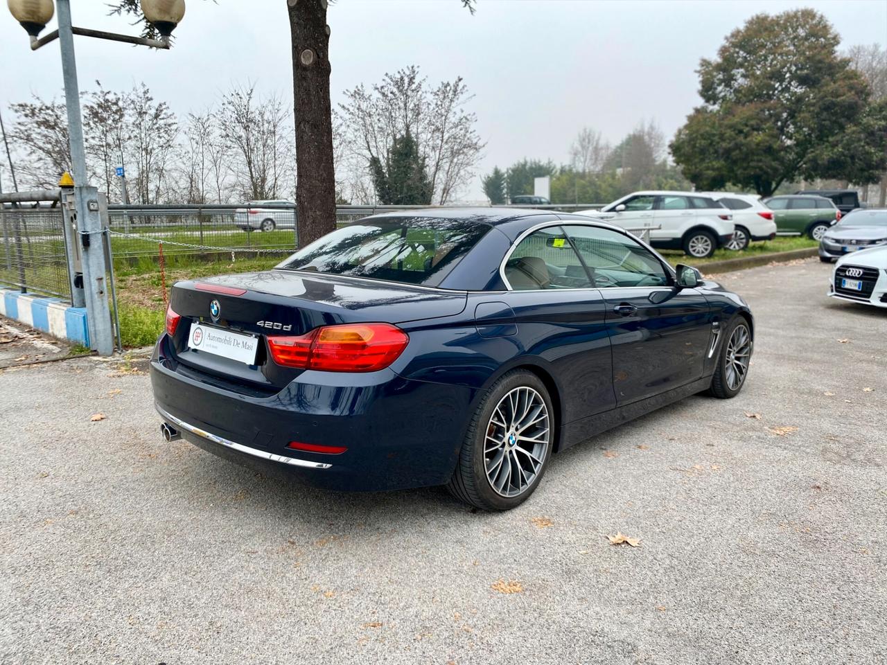 BMW 420 d Cabrio Luxury 190cv auto TAGLIANDI BMW