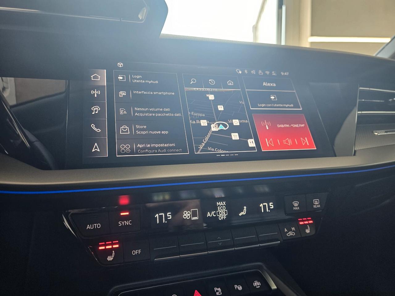 NUOVA AUDI A3 SPORTBACK S-LINE 35 TDI 150CV S-TRONIC IDENTITY BLACK