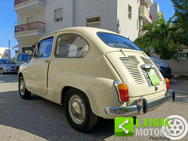 FIAT 600 D FANALONA LIBRETTO E TARGHE ORIGINALI