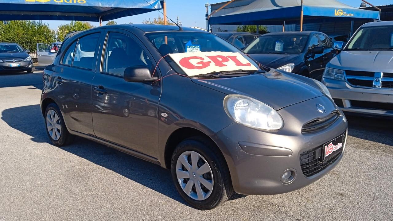 Nissan micra 1.2 benzina gpl
