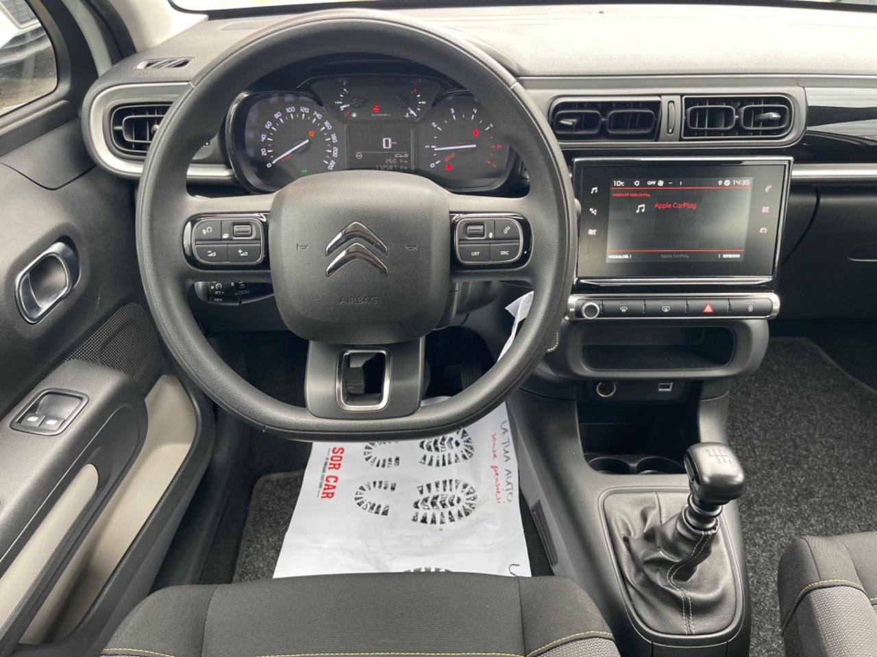 Citroen C3 BlueHDi 100 S&S Feel Pack KM CERTIFICATI IN FATTURA!