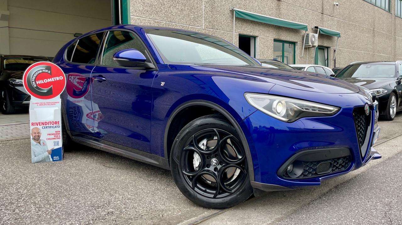 ALFA ROMEO STELVIO 2.2 Q4 TI TURBODIESEL 210CV - VOLANTE E SEDILI IN PELLE RISCALDABILI, MEMORIA