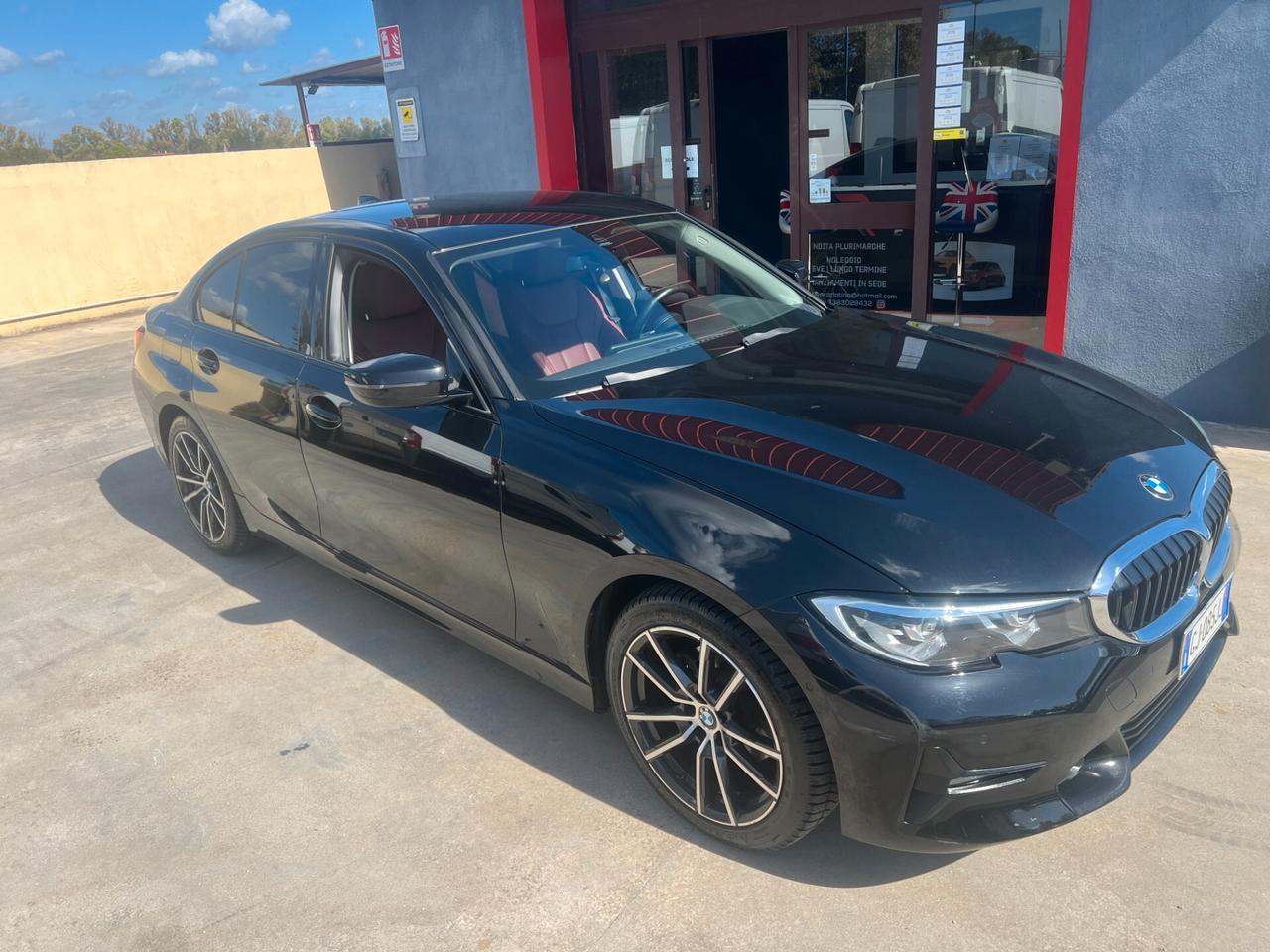 Bmw 320d Sport Automatica Pelle Rossa Berlina