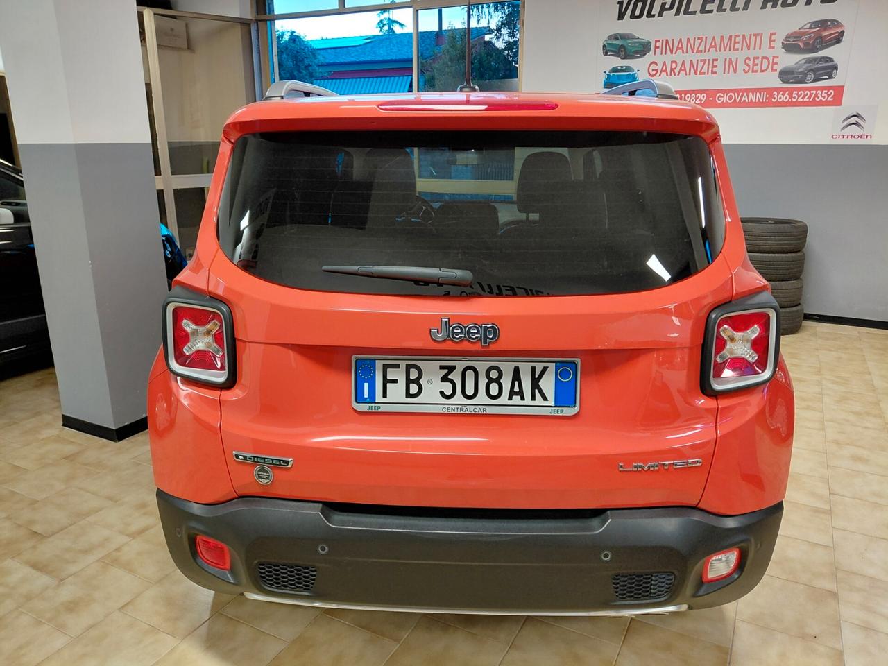 JEEP RENEGATE LIMITED 2016 DS 1.6 KM 148 MILA