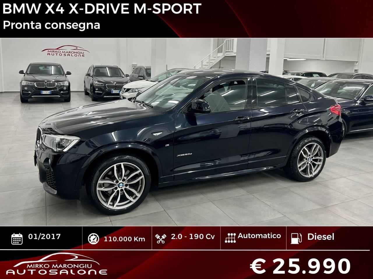Bmw X4 xDrive20d Msport FINANZIABILE
