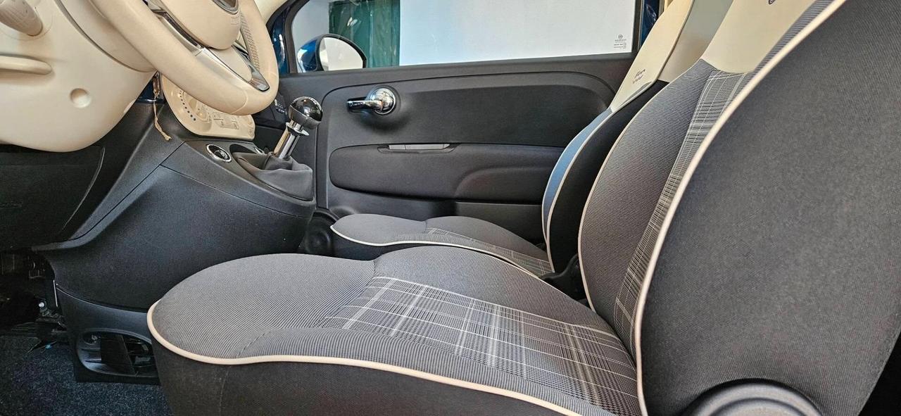 Fiat 500 1.2 Lounge (4 Cilindri) Tetto Panorama Genn 2020