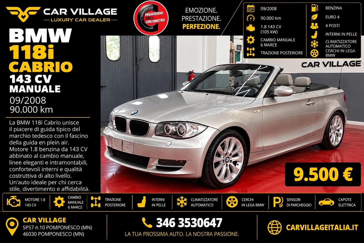 Bmw 118 118i Cabrio Futura
