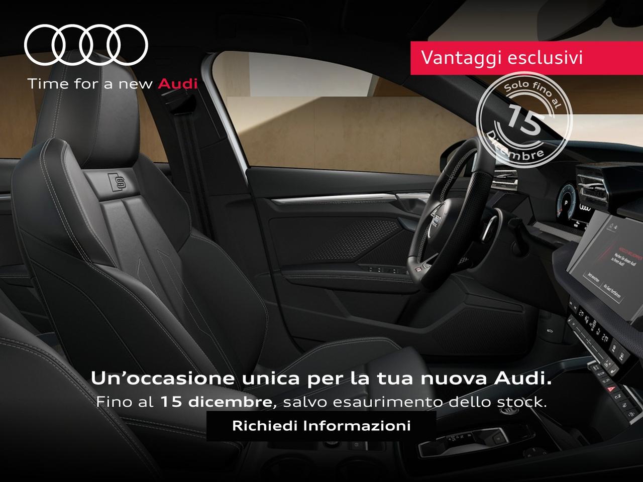 Audi A3 sedan 2.0 tdi s line edition 150cv s-tronic