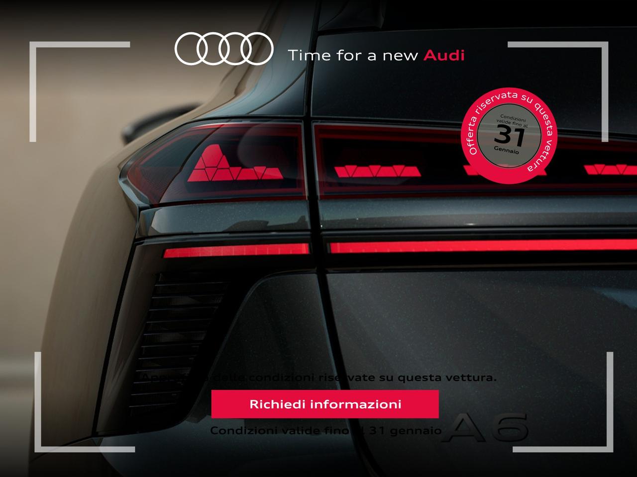 Audi A6 avant 2.0 tdi mhev + s line edition quattro 204cv s-tronic