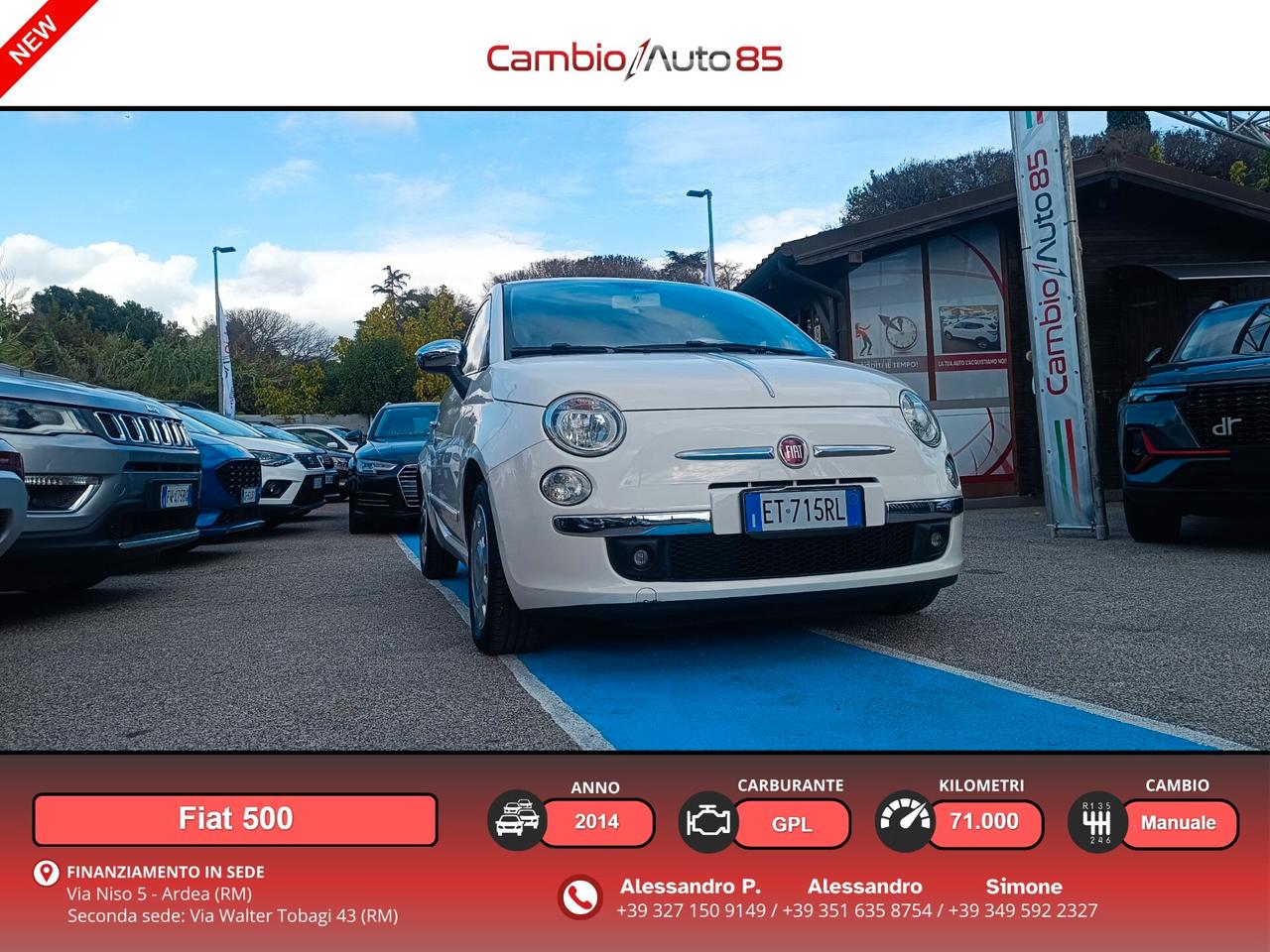 Fiat 500 1.2 EasyPower Pop Star