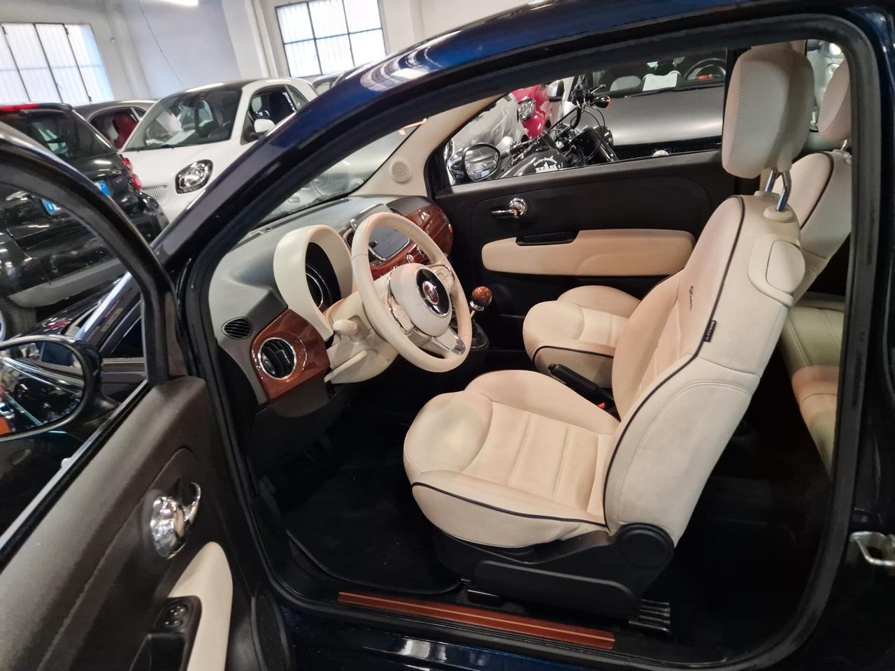 Fiat 500 1.2 Riva spettacolare solo 77000km pelle legno
