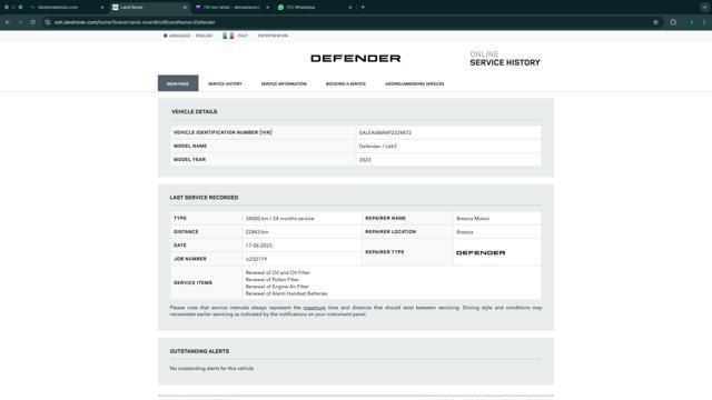 LAND ROVER Defender 90 3.0D I6 200 CV AWD Auto X-Dynamic SE / Sosp.