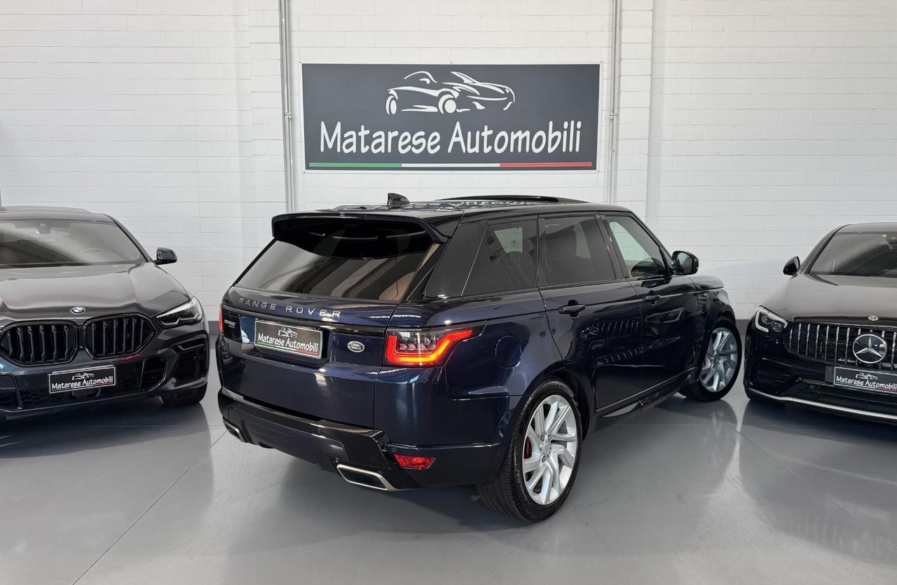 Land Rover Range Rover Sport HSE P400e Dynamic PHEV 2.0cc 404cv Tagliandi ufficiali Tetto apribile Gancio Traino