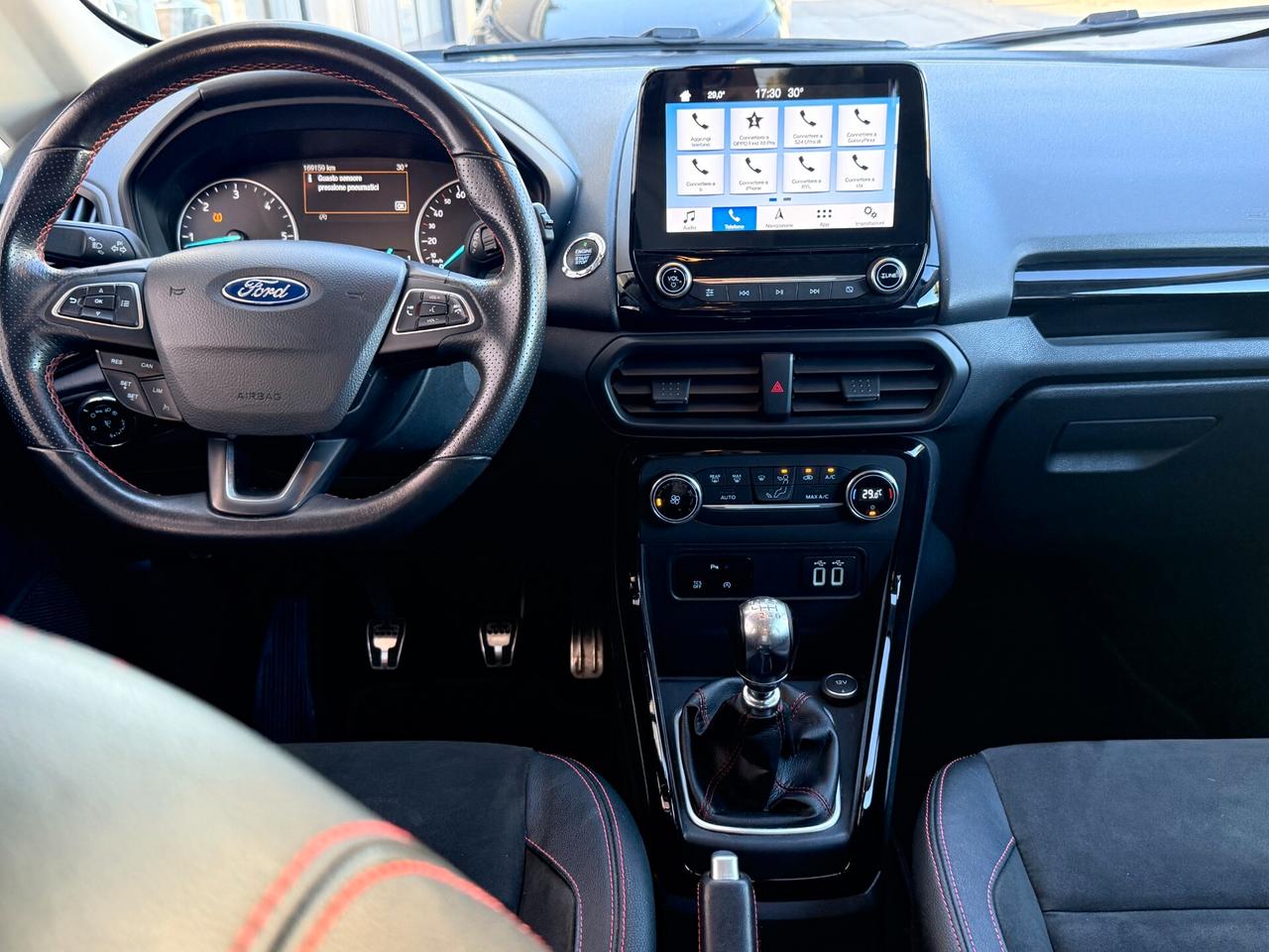 Ford EcoSport 1.5 ecoblue ST-Line Black Edition NAVI,TELECAMERA,ANDROID AUTO,APP CONNECT,ALCANTARA,SCHERMO DIGITAL