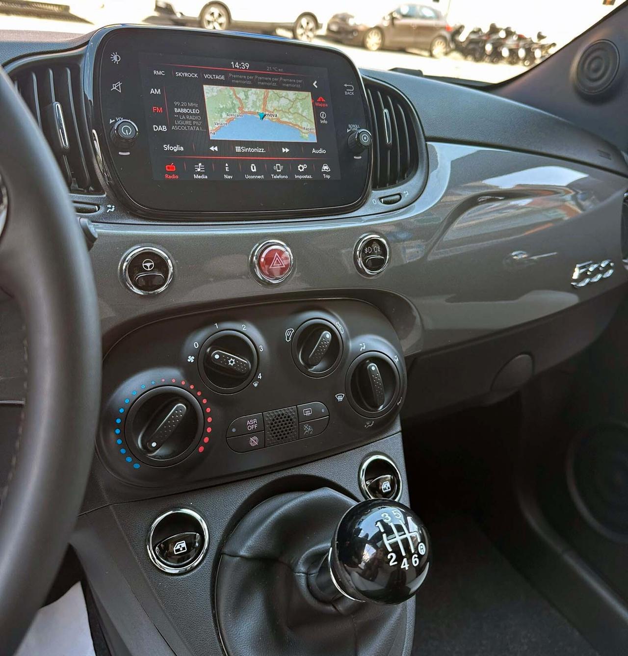 Fiat 500 1.0 Hybrid Dolcevita Unico Proprietario Fatturabile Interni Pelle