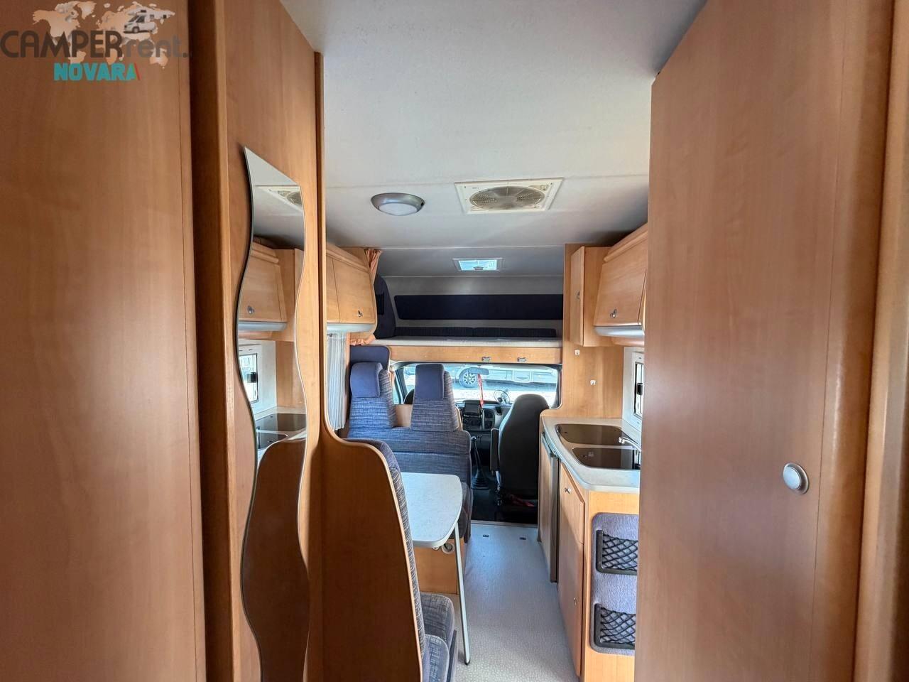 Challenger GENESIS 192 - LETTO MATRIMONIALE IN CODA E GARAGE