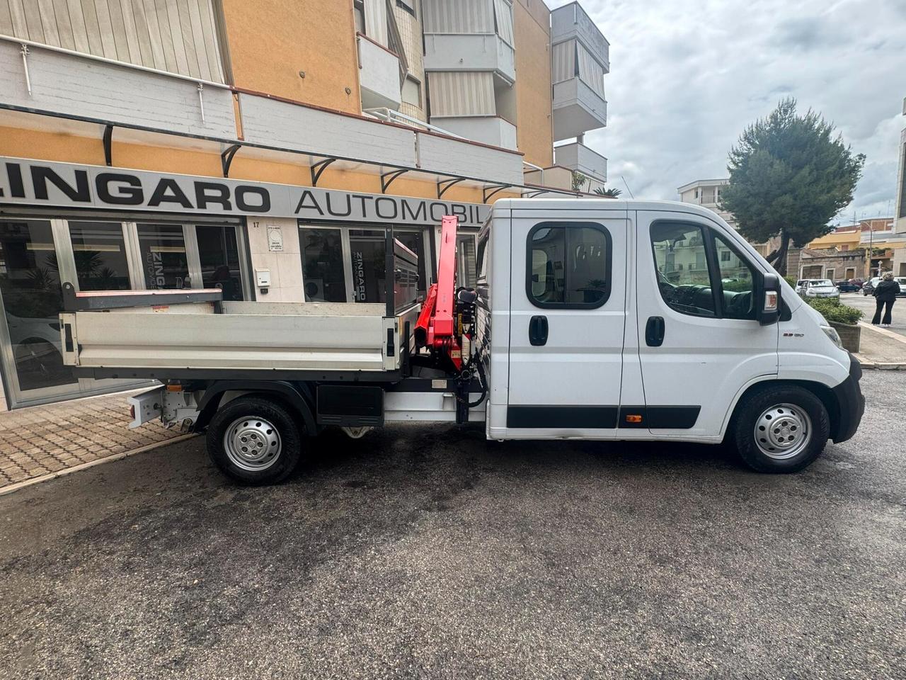 FIAT DUCATO MAXI 35 LH1 2.3MJT 130CV DOPPIA CABINA GRU FASSI