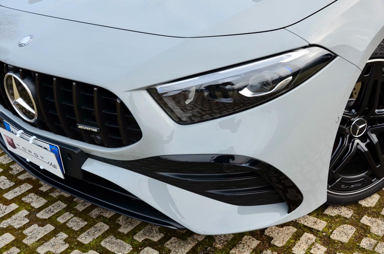MERCEDES-BENZ A 35 AMG 4MATIC 306cv AUTO, GARANZIA UFFICIALE, UNICOPROPRIETARIO, UFF ITALIANA, EURO 6E, TETTO, NIGHT PACK, FARI MULTIBEAM, HI-FI PREMIUM, PERMUTE