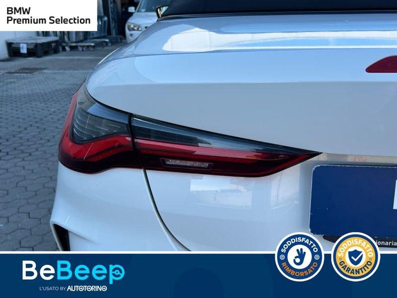 BMW Serie 4 Cabrio 420D CABRIO MHEV 48V MSPORT AUTO