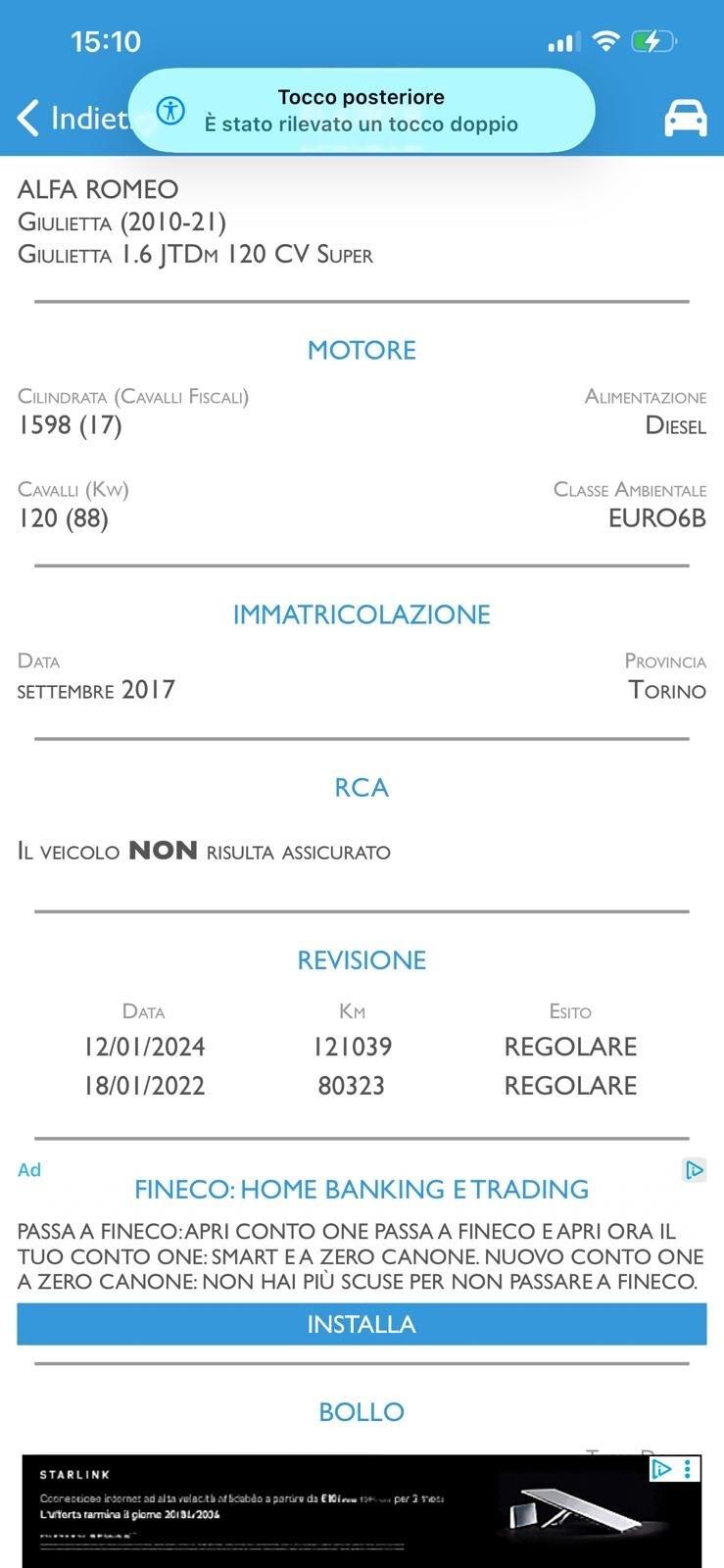 Alfa Romeo Giulietta 1.6 JTDm 120 CV Super