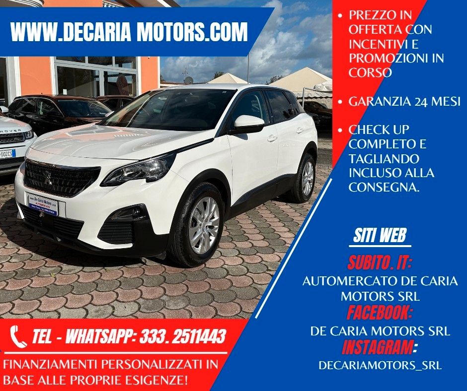 PEUGEOT 3008 1.5 HDi 130CV Active - 2019