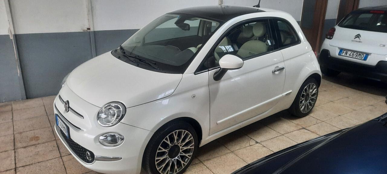 Fiat 500 cc0.9 twinair turbo benzina cambio automatico anno 2016