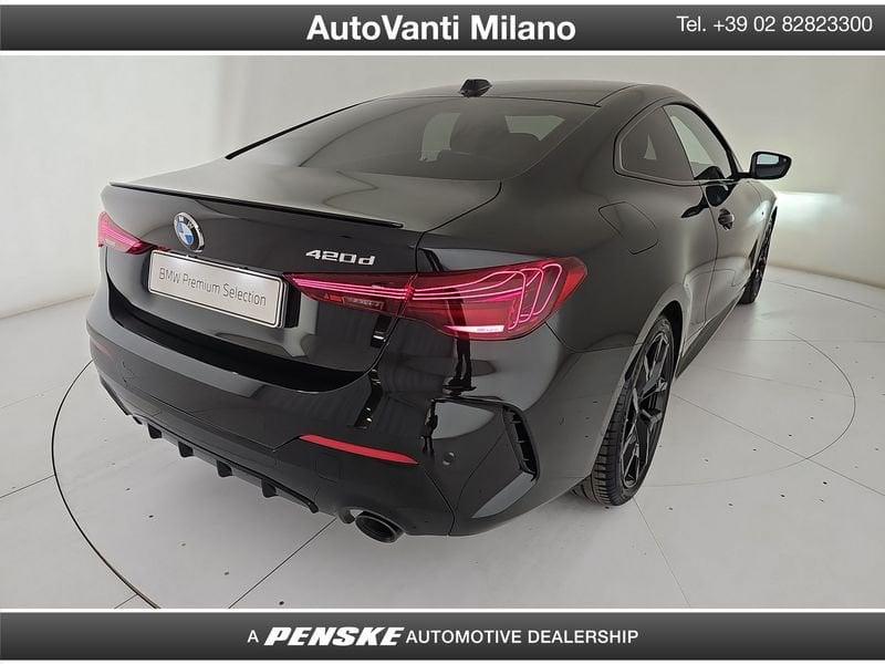 BMW Serie 4 420d Coupe mhev 48V xdrive MSport Pro auto