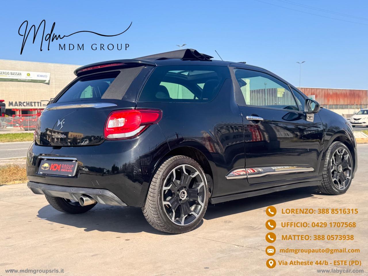 DS AUTOMOBILES DS 3 1.2 VTi 82 Chic Cabrio OK NEOPATENTATO