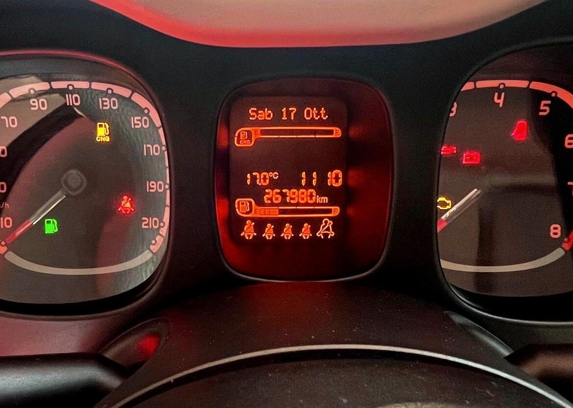 Fiat Panda 0.9 TwinAir Turbo Metano Natural Power Lounge
