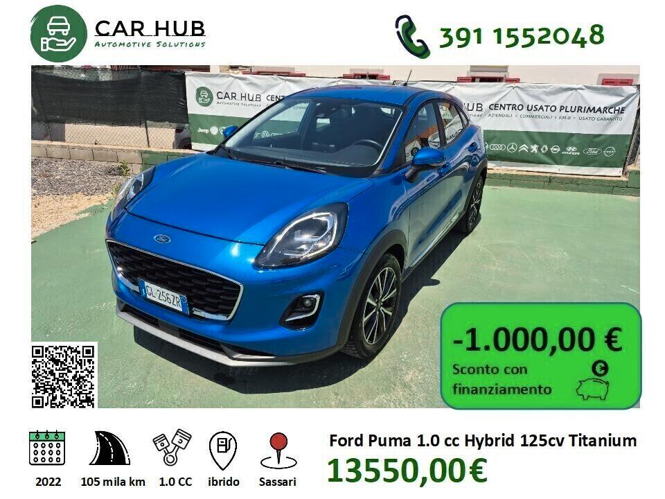 Ford Puma 1.0 EcoBoost Hybrid 125 CV S&S Titanium X