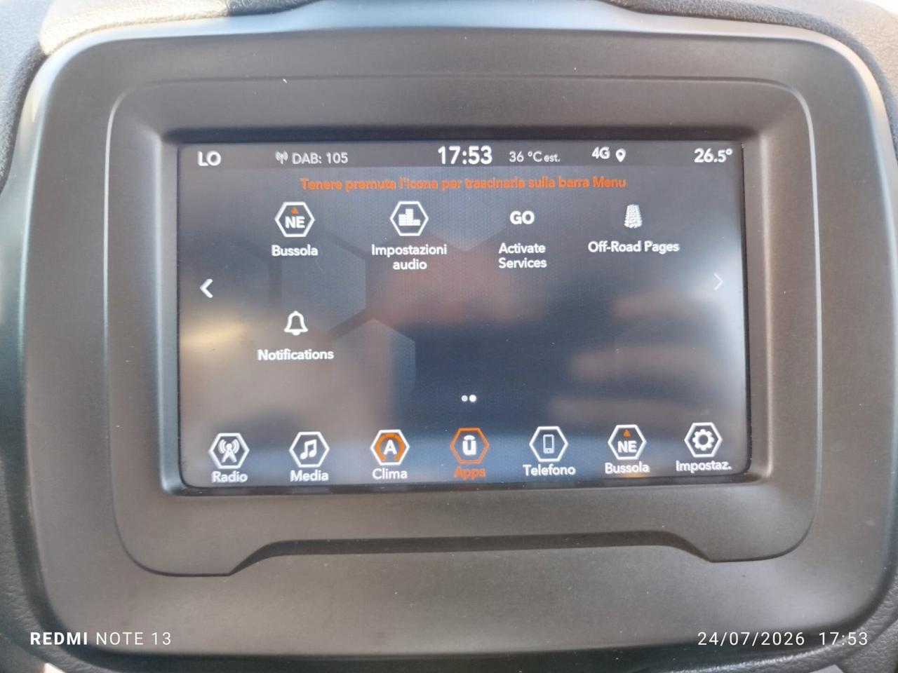 RENEGADE LIMITED 150cv AUTOM *PREZZO VERO* UNIPRO -54000 KM
